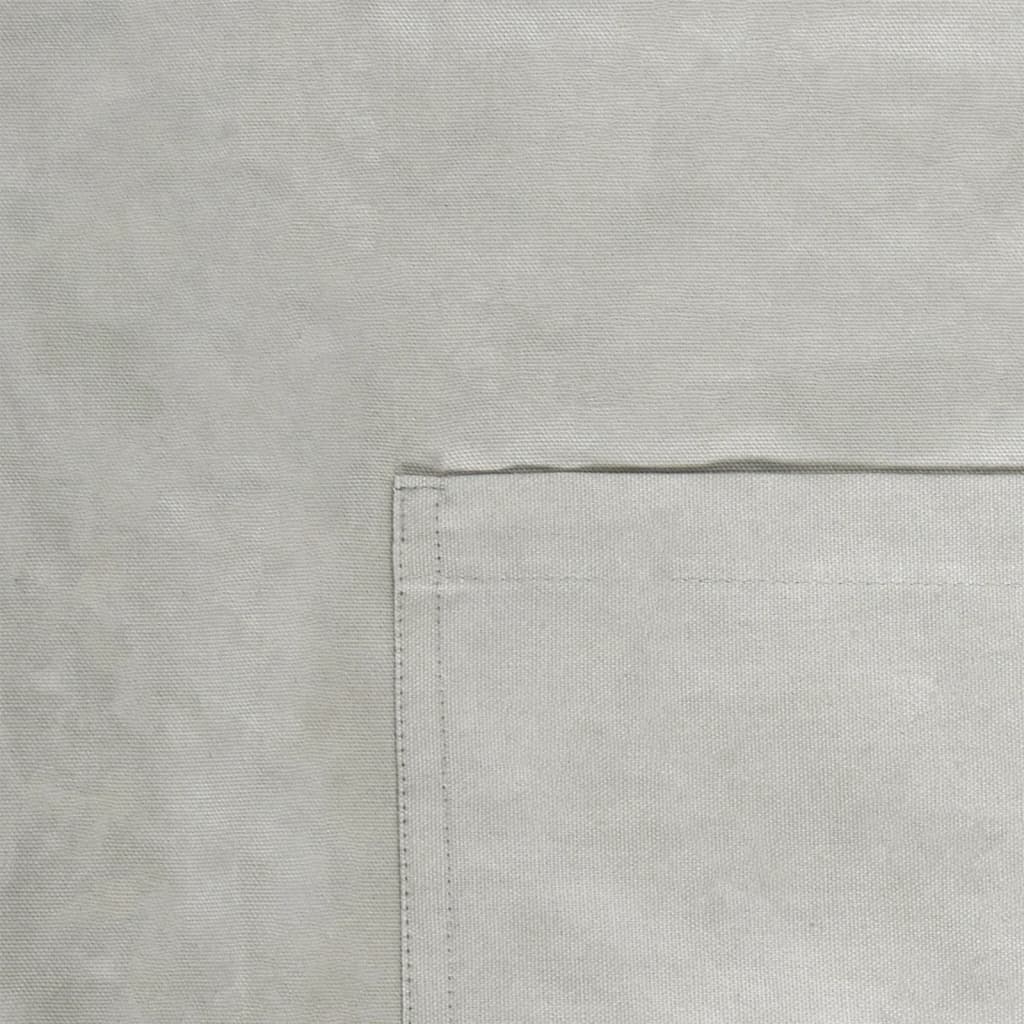 vidaXL Komplet brisač 15-delni z držali za lonce siv bombaž