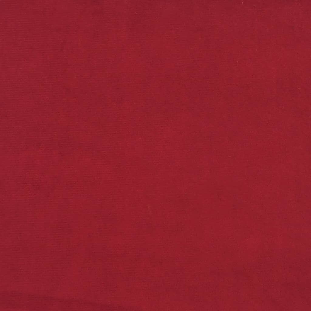 vidaXL Gugalni stol vinsko rdeč žamet