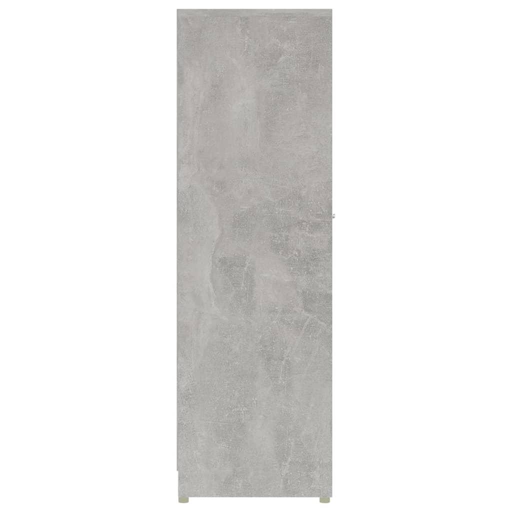 vidaXL Kopalniška omarica betonsko siva 30x30x95 cm iverna plošča