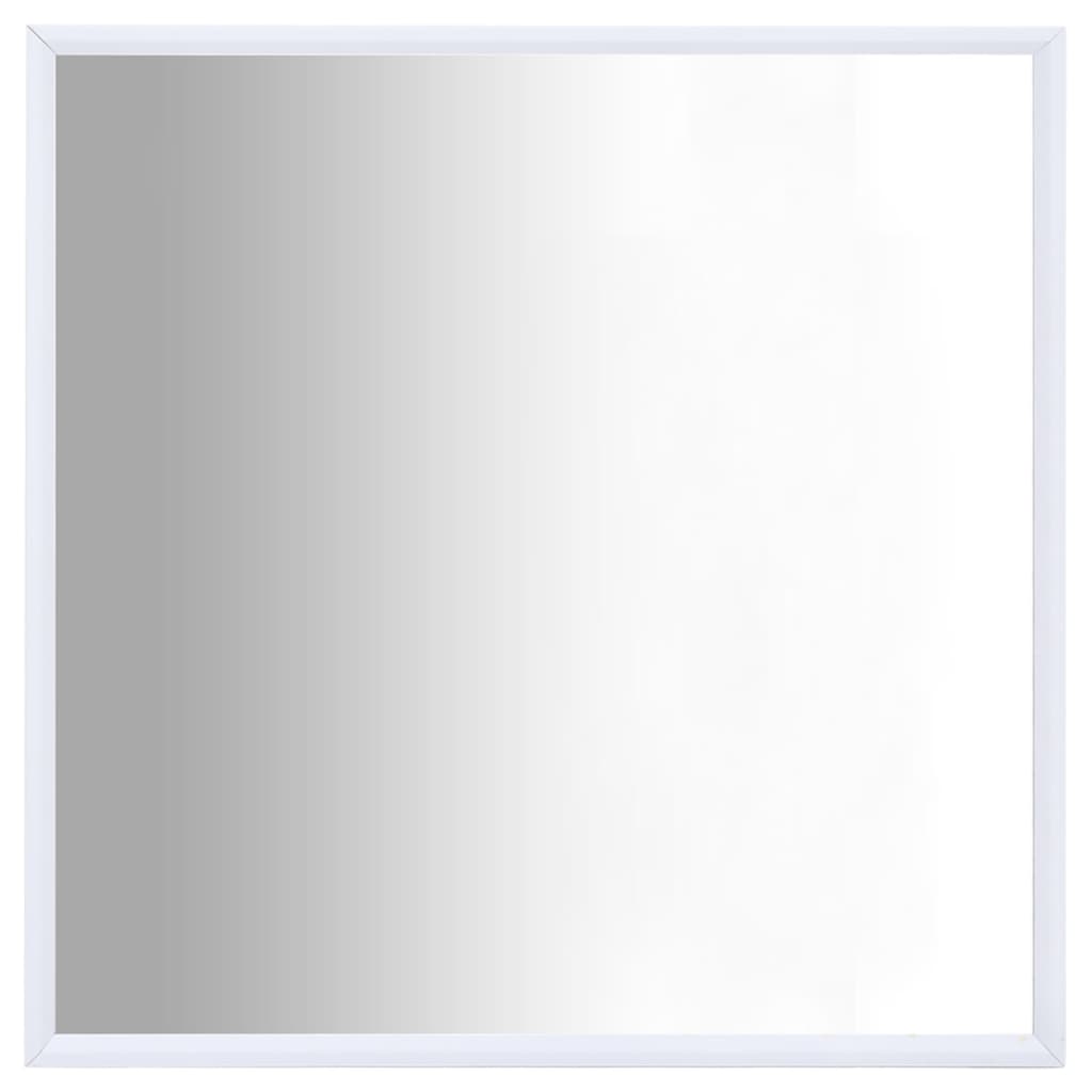 vidaXL Ogledalo belo 50x50 cm