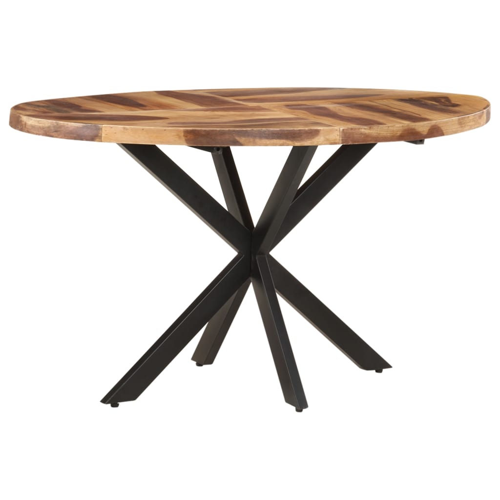 vidaXL Jedilna miza 140x80x75 cm trden akacijev les s palisandrom
