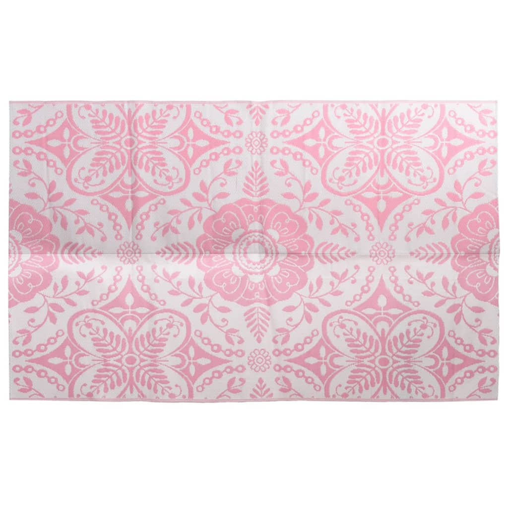 vidaXL Zunanja preproga roza 160x230 cm PP