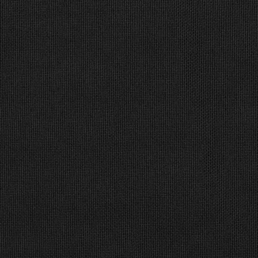 vidaXL Zatemnitvene zavese z obročki 2 kosa črne 140x175 cm