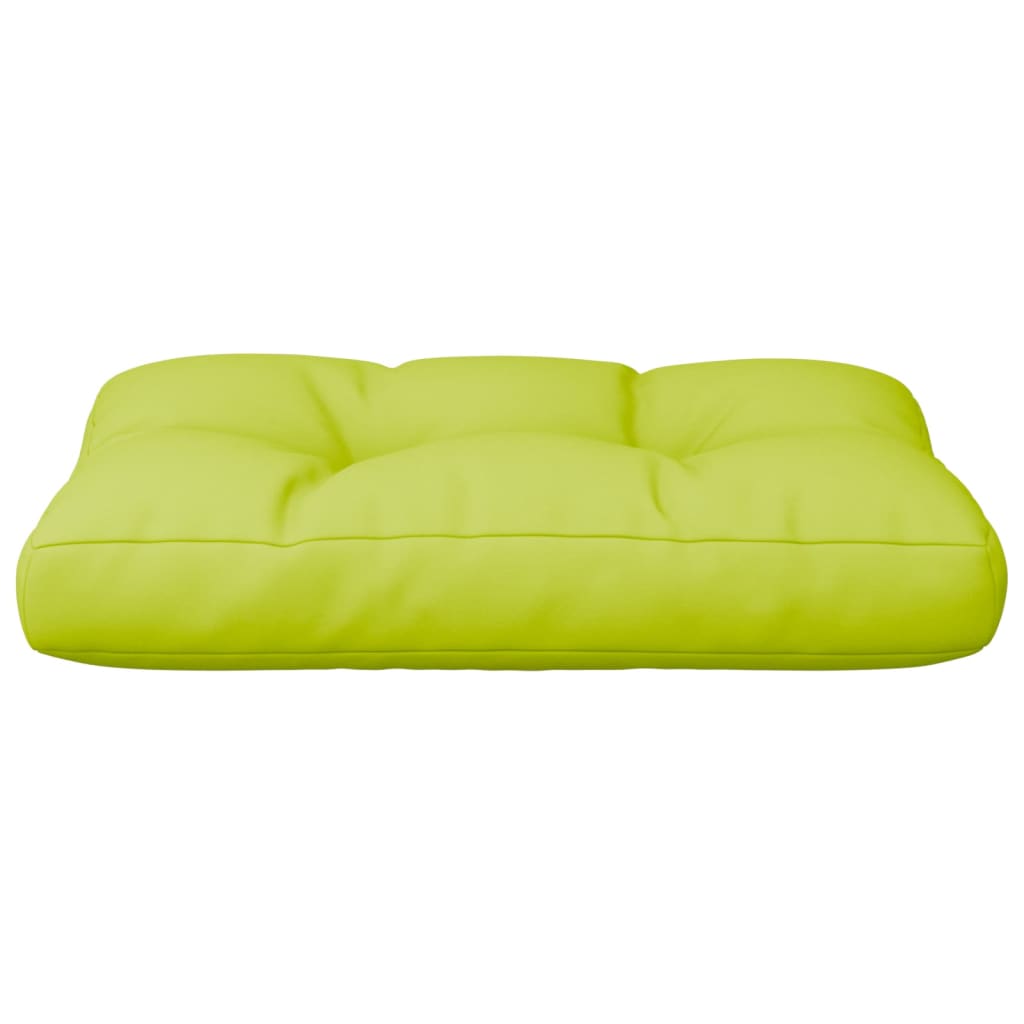 vidaXL Blazina za kavč iz palet svetlo zelena 50x40x12 cm