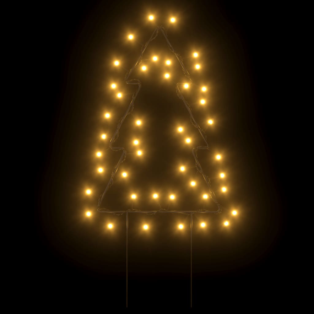 vidaXL Božična svetlobna dekoracija s konicami 3 kos drevo 50 LED 30cm