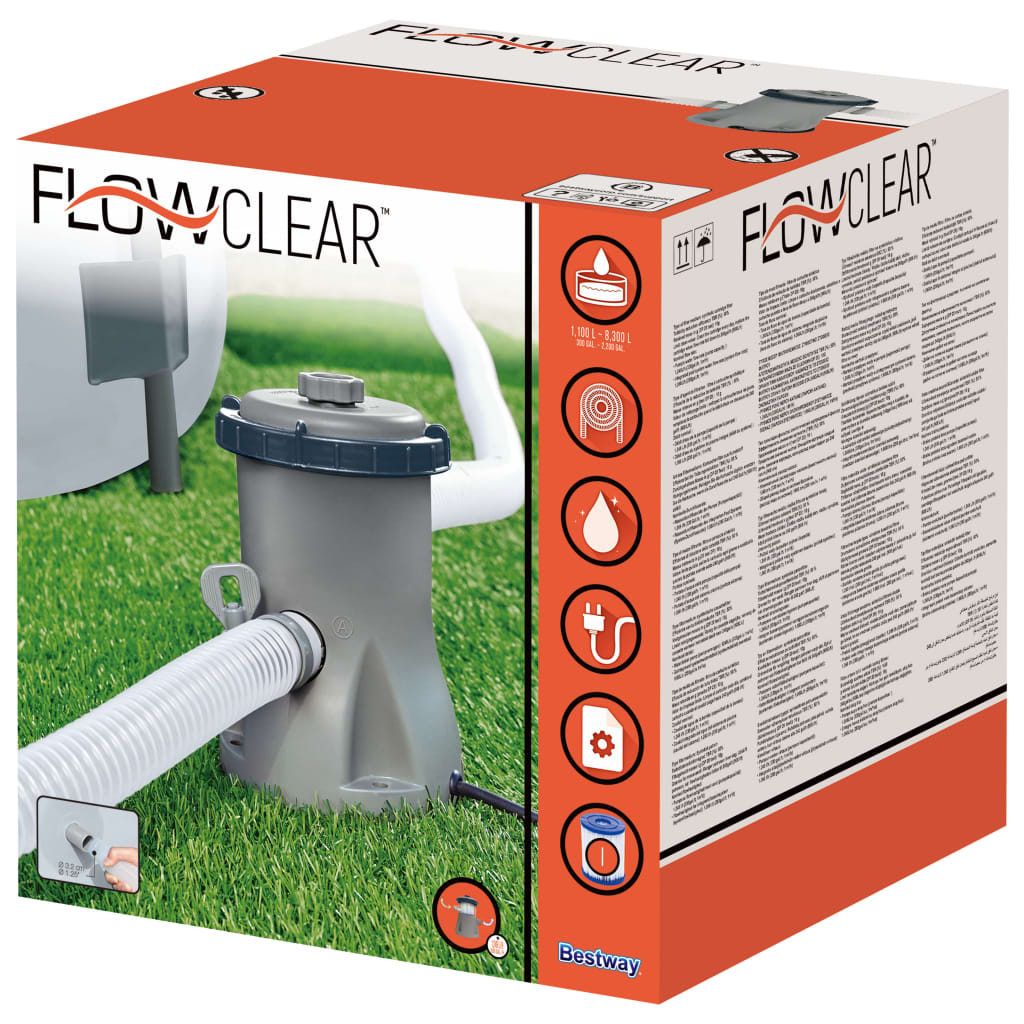 Bestway Flowclear filtrirna črpalka za bazen 330 gal