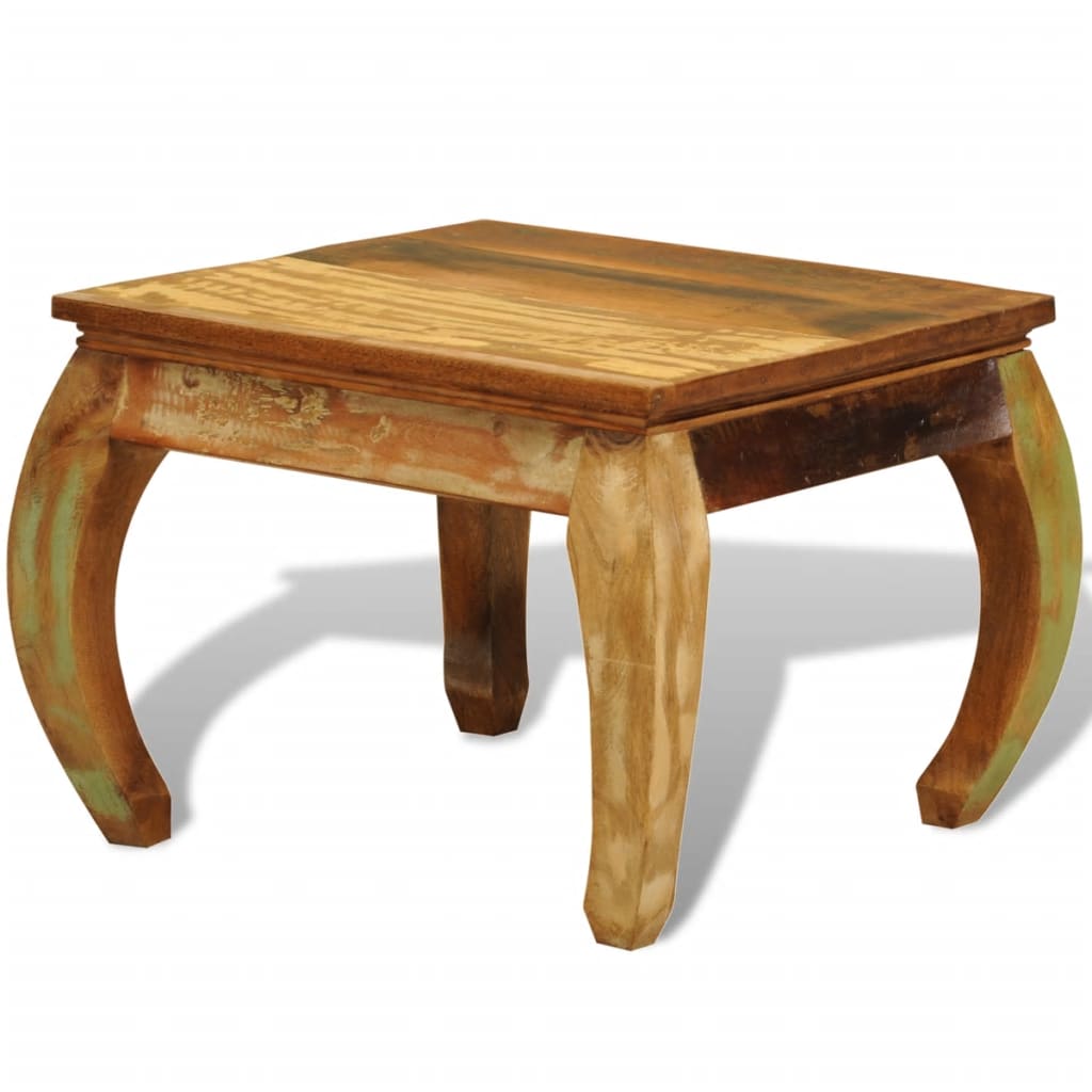 vidaXL Klubska mizica starinska iz predelanega lesa