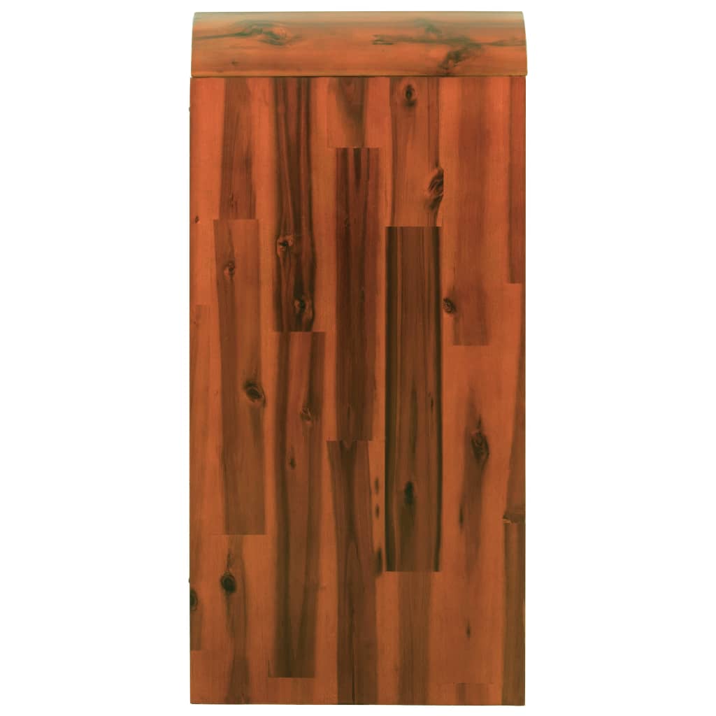 vidaXL Predalnik iz trdnega akacijevega lesa 90x37x75 cm