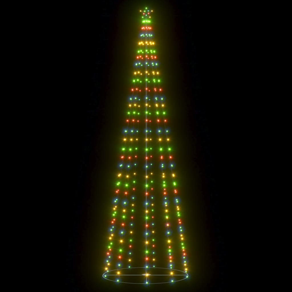 vidaXL Novoletna jelka iz 330 barvnih LED lučk 100x300cm
