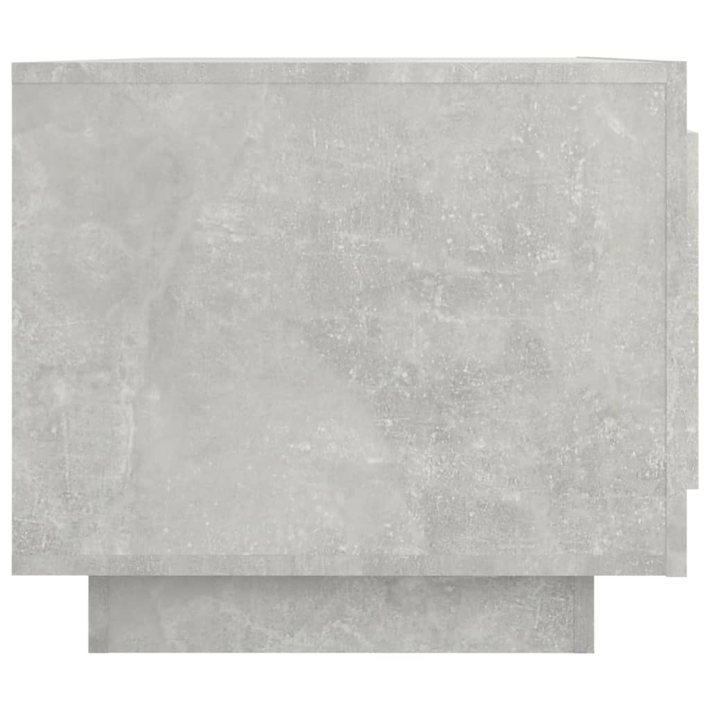 vidaXL Klubska mizica betonsko siva 102x50x45 cm konstruiran les