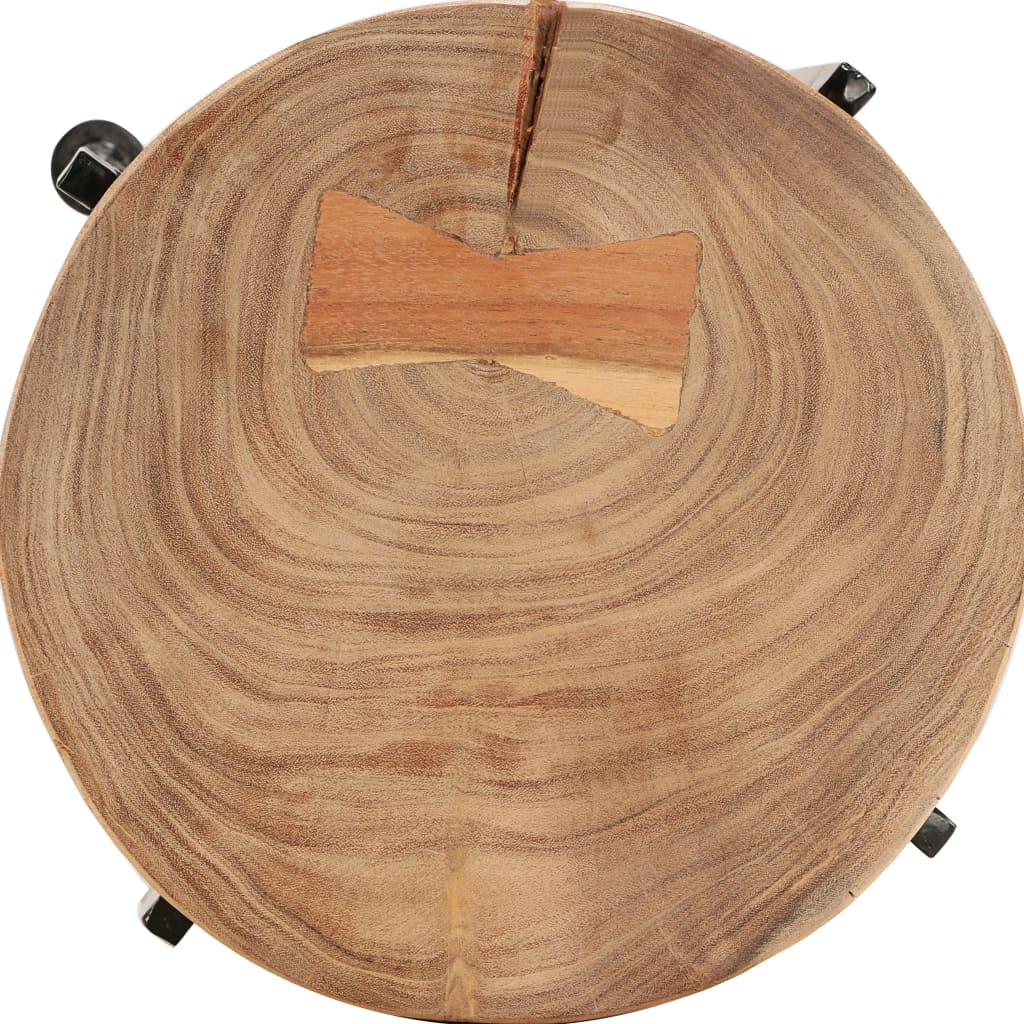 vidaXL Komplet odstavnih mizic 2 kosa trden akacijev les