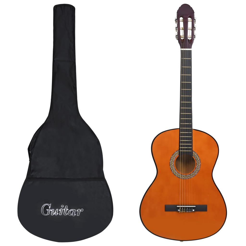 vidaXL Klasična kitara za začetnike 12-delni komplet 4/4 39"