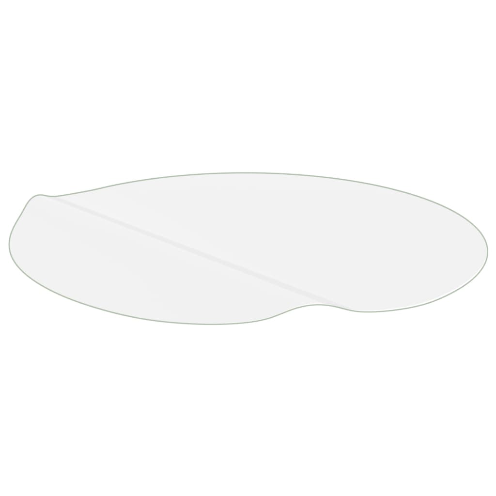 vidaXL Zaščita za mizo prozorna Ø 120 cm 2 mm PVC