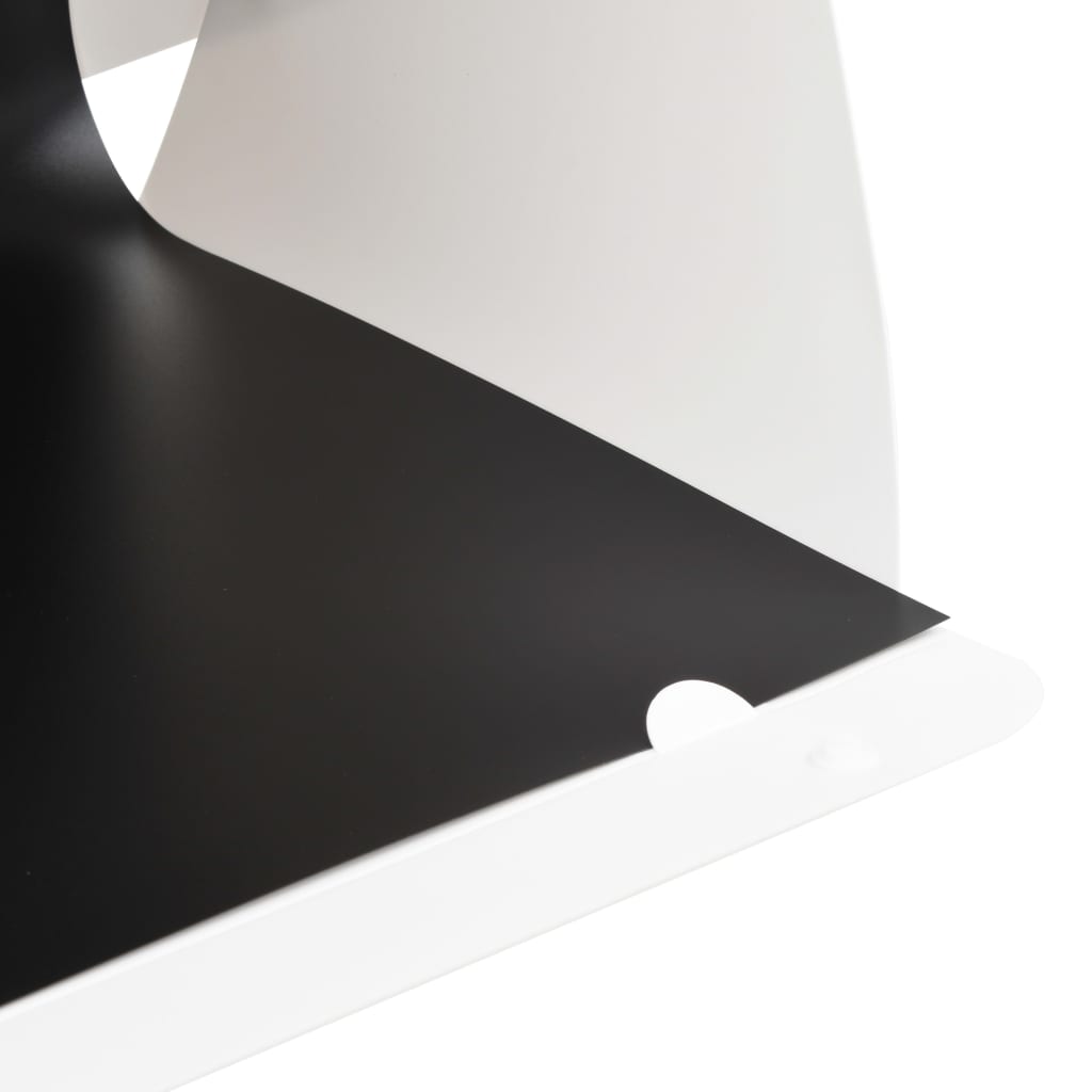 vidaXL Zložljiv LED svetlobni šotor za foto studio 40x34x37cm plastika
