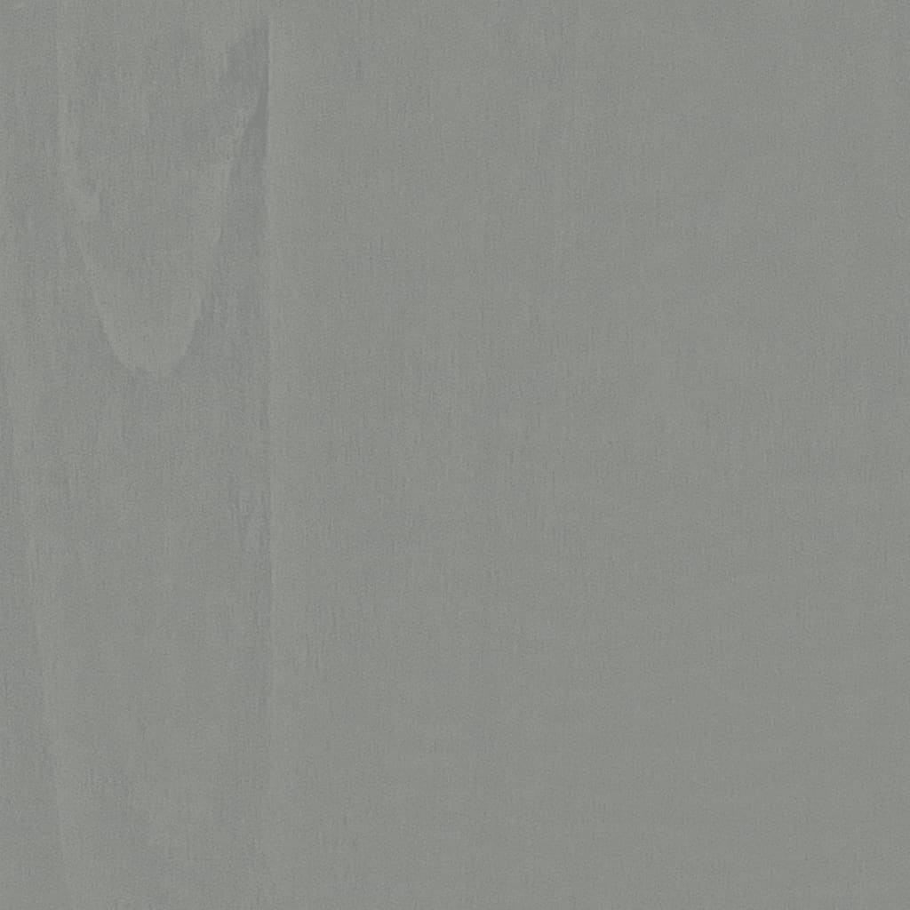 vidaXL Komoda Corona siva 112x43x78 cm trdna mehiška borovina