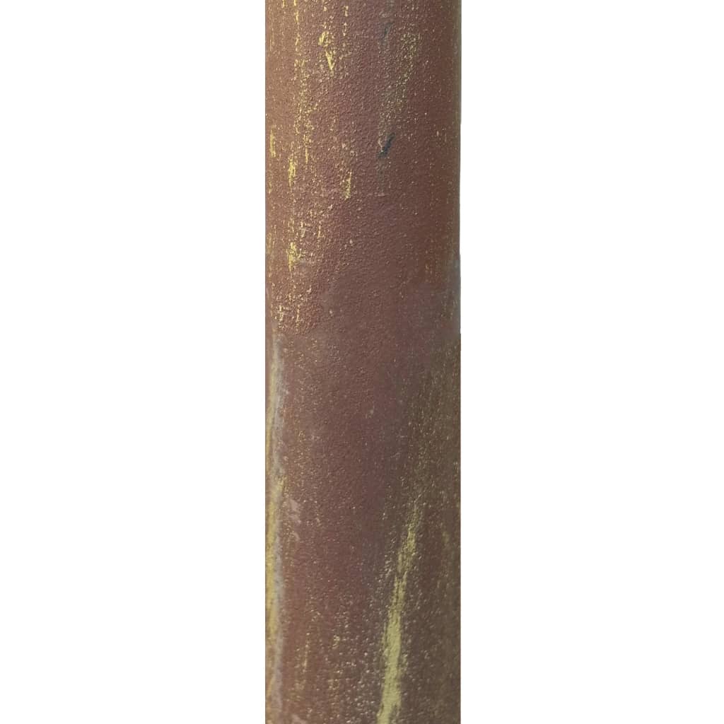 vidaXL Vrtna pergola antično rjava 4x3x2,5 m železo