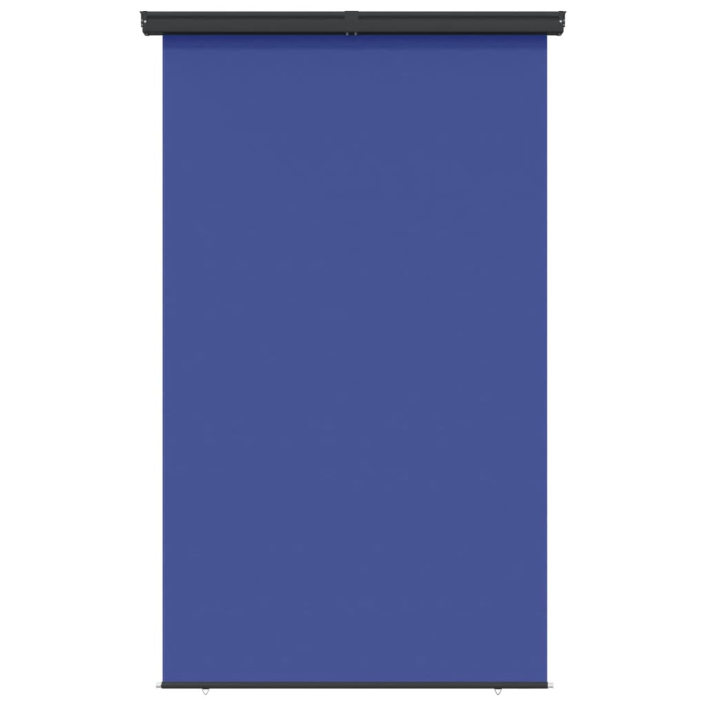vidaXL Balkonska stranska tenda 145x250 cm modra