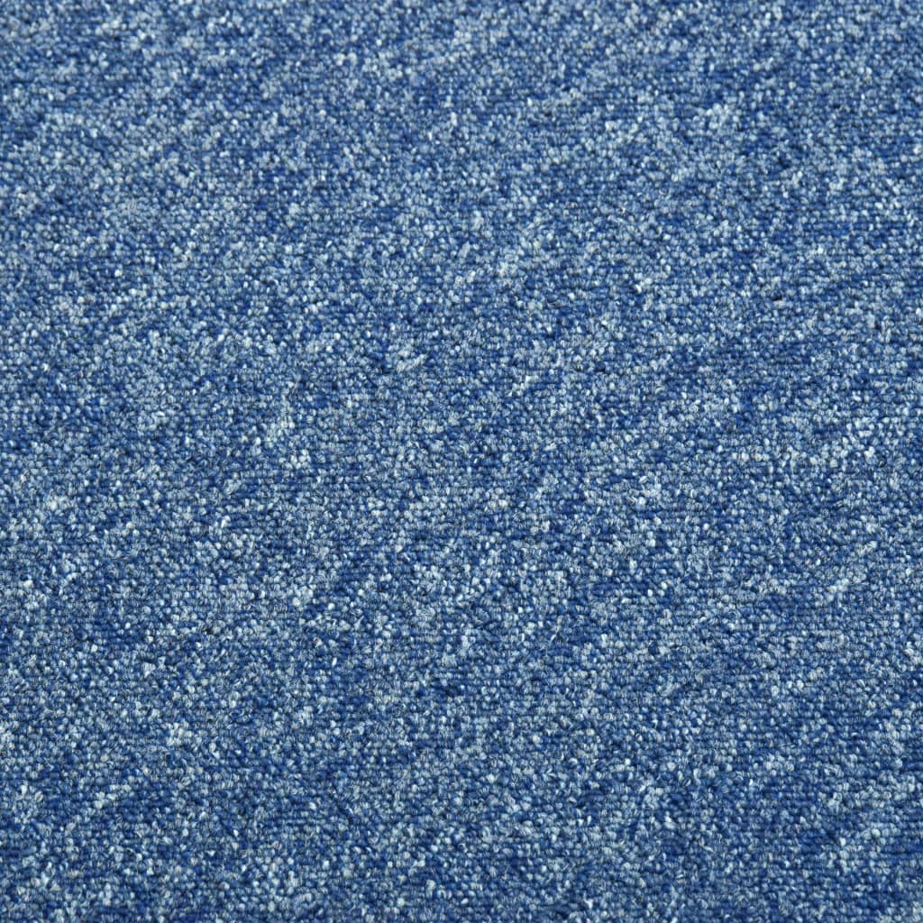 vidaXL Talna obloga preproga 20 kosov 5 m² 50x50 cm modra