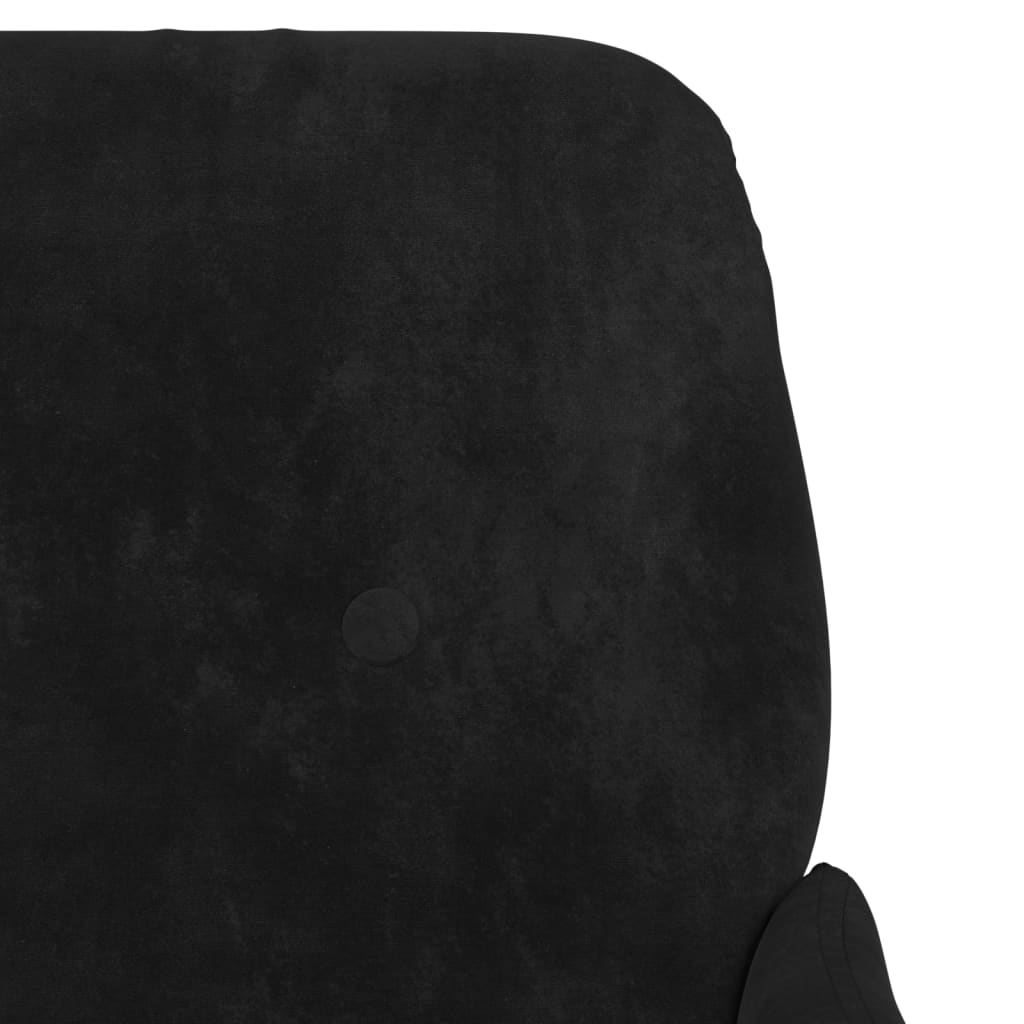 vidaXL Fotelj črn 62x79x79 cm žamet