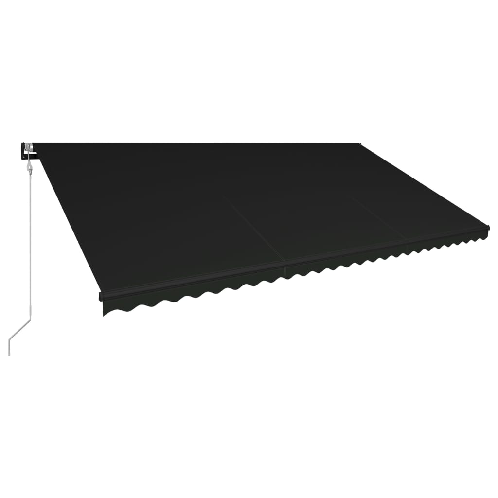 vidaXL Avtomatsko zložljiva tenda 600x300 cm antracitna