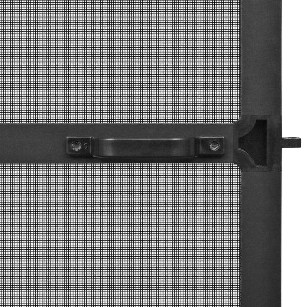 vidaXL Komarnik za vrata na tečajih antraciten 120x240 cm