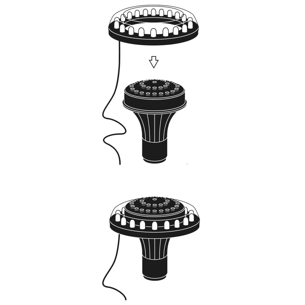 Ubbink LED svetilka 1/2" reflektor za vrtno fontano