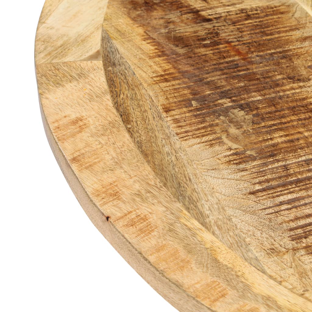 vidaXL Jedilna miza okrogla 120x76 cm trden mangov les