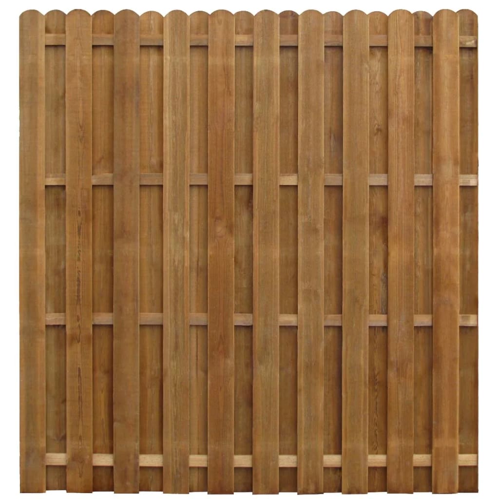 vidaXL Ograjni panel impregnirana borovina 170x170 cm