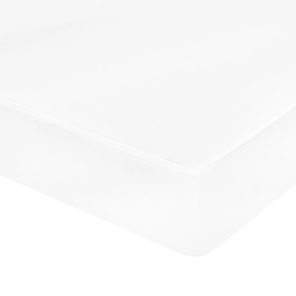 vidaXL Dnevna postelja USB z vzmetnico svetlo sivo blago 90x200 cm