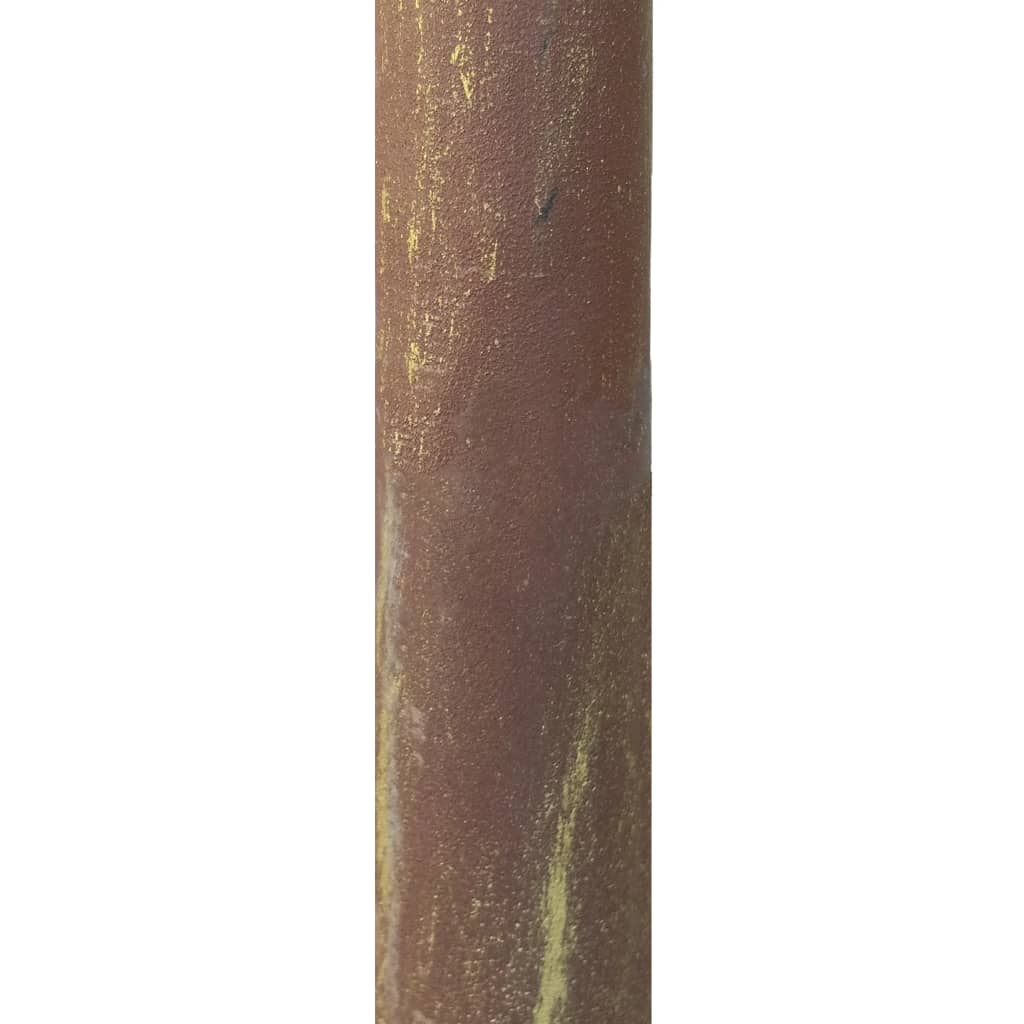 vidaXL Vrtna pergola antično rjava 6x3x2,5 m železo