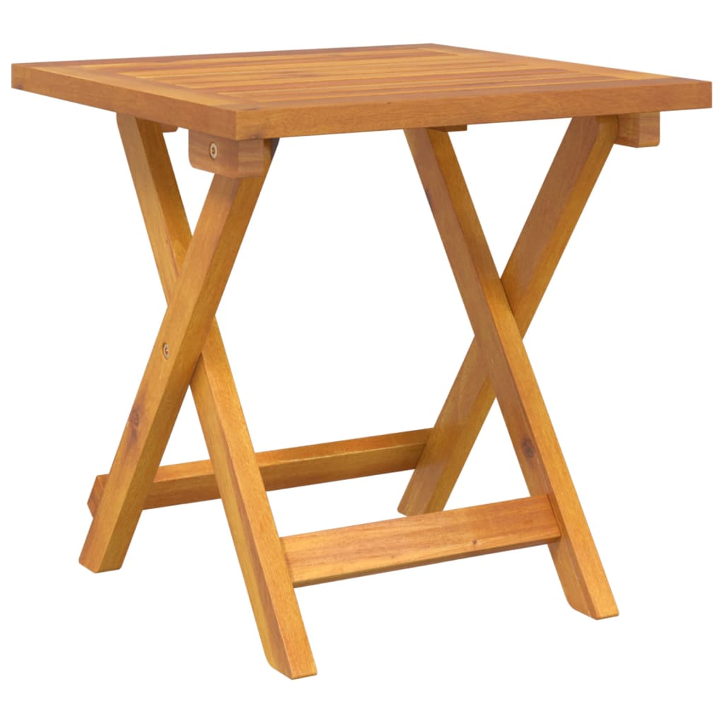 vidaXL Ležalnik z mizico poli ratan in trden akacijev les
