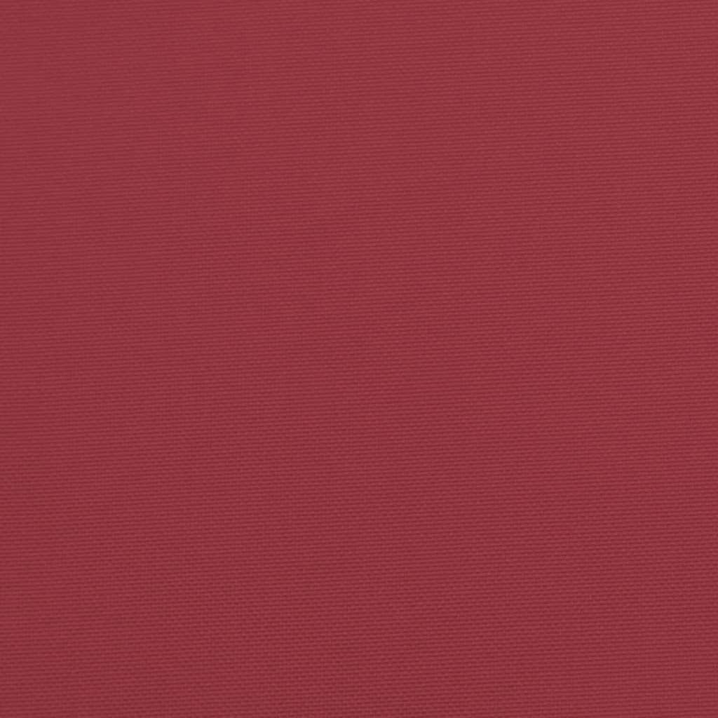 vidaXL Blazina za vrtno klop vinsko rdeča 150x50x7 cm oxford tkanina