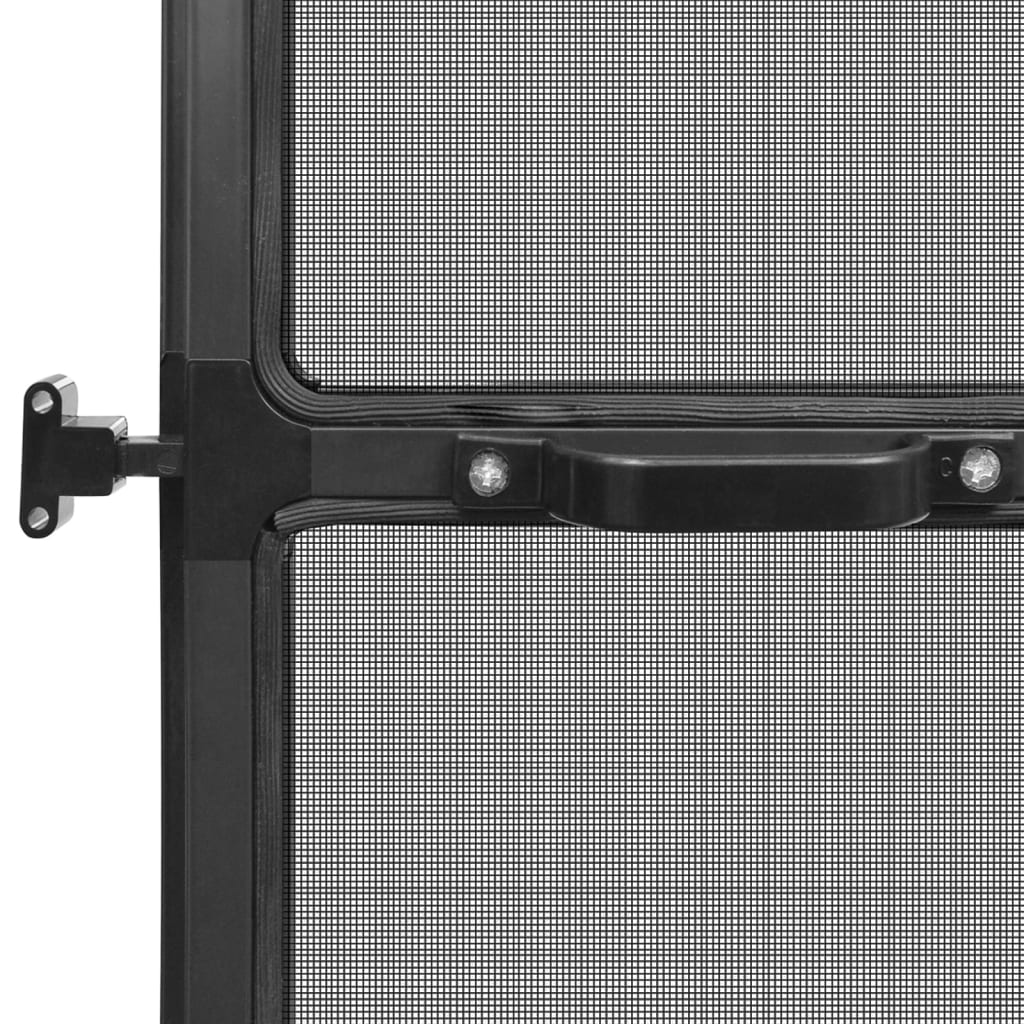 vidaXL Komarnik za vrata na tečajih antraciten 100x215 cm