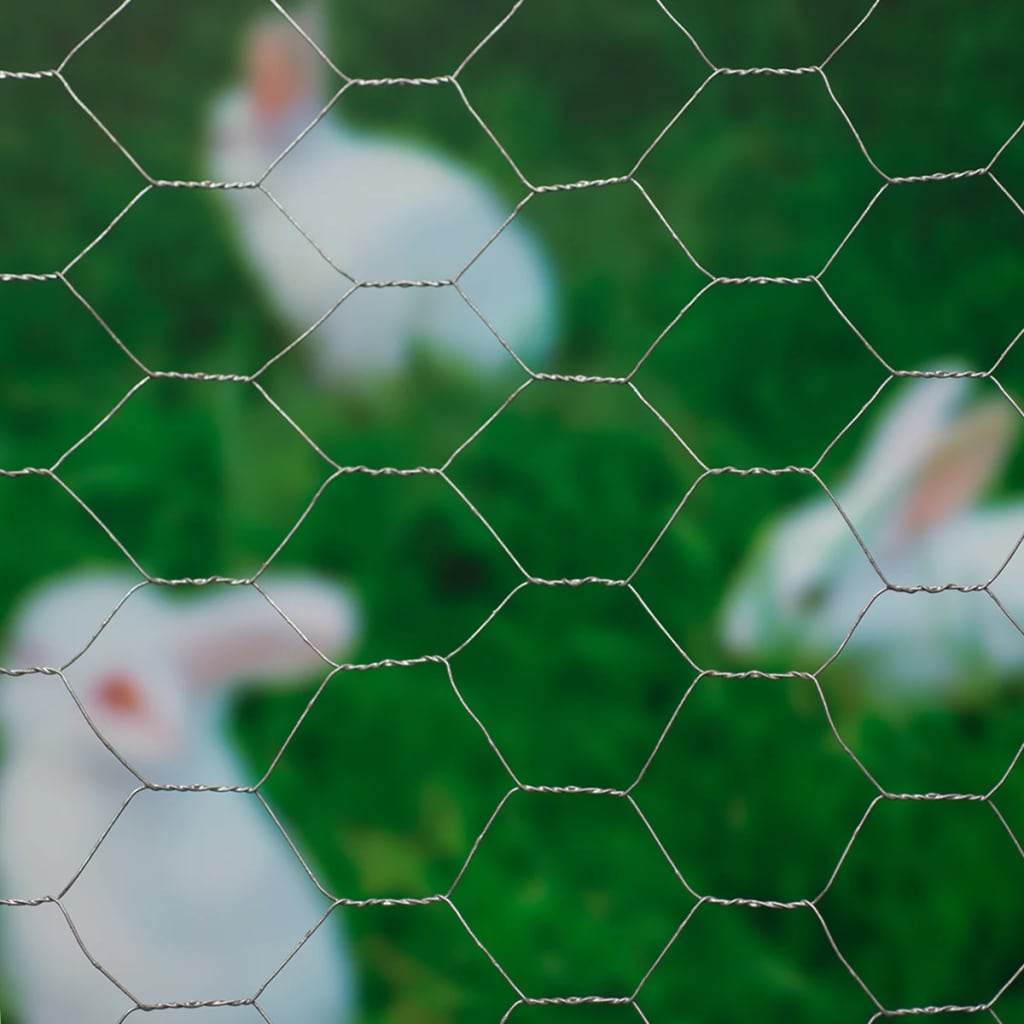 Nature Žična mreža šestkotna 0,5x2,5 m 25 mm galvanizirano jeklo