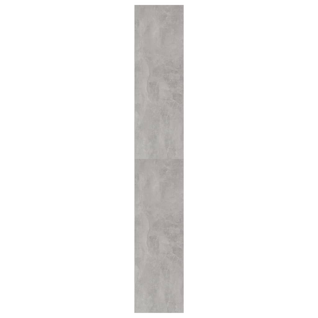 vidaXL Knjižna omara betonsko siva 40x30x189 cm iverna plošča