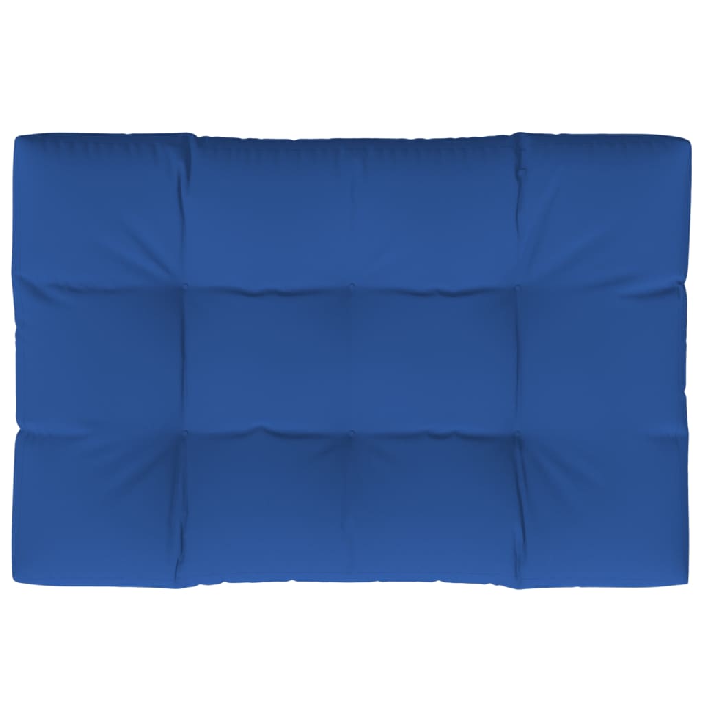 vidaXL Blazina za kavč iz palet kraljevsko modra 120x80x12 cm