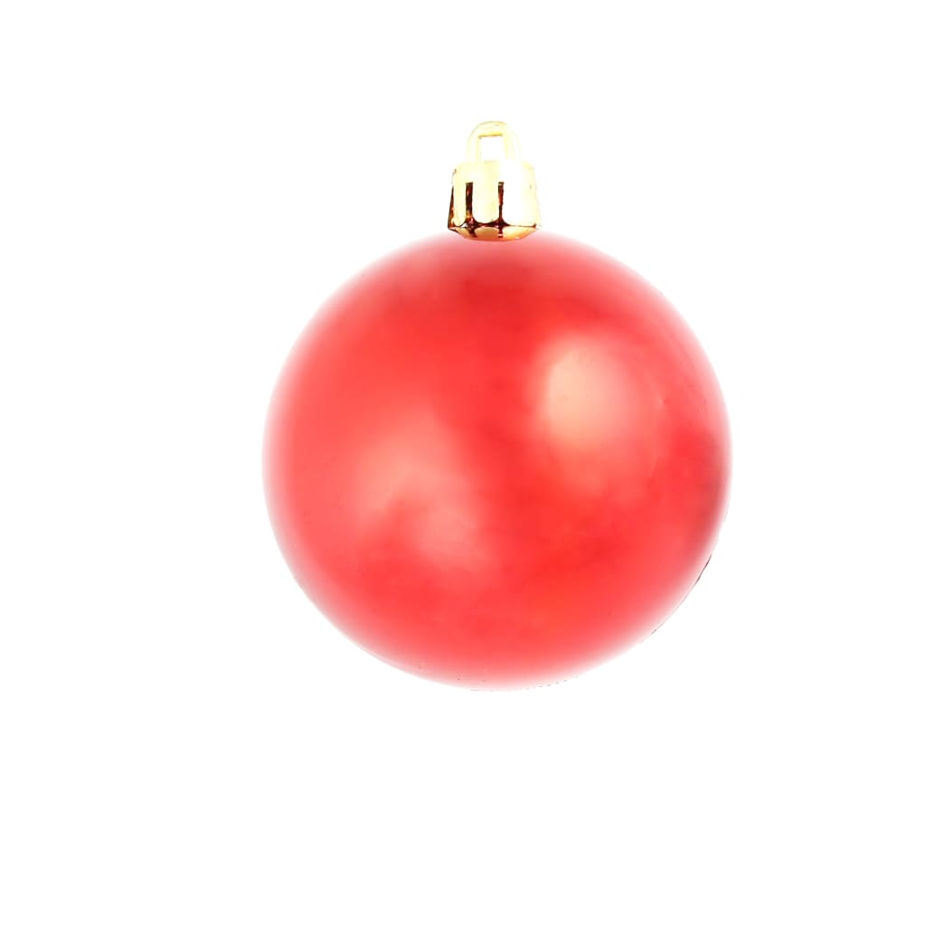 vidaXL Božično novoletne kroglice 100-delni komplet 3/4/6 cm rdeče