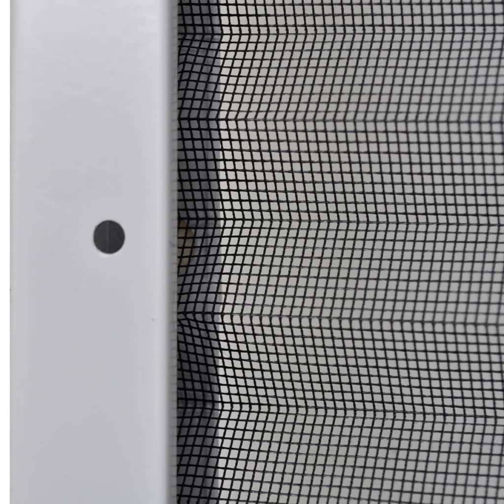 vidaXL Plise komarnik za okna aluminij 80x120 cm s senčilom