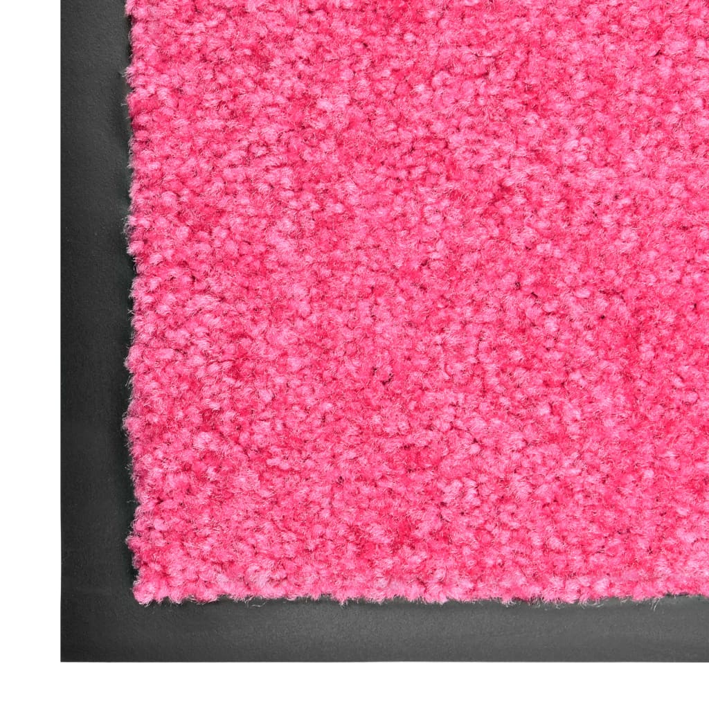 vidaXL Pralni predpražnik roza 120x180 cm
