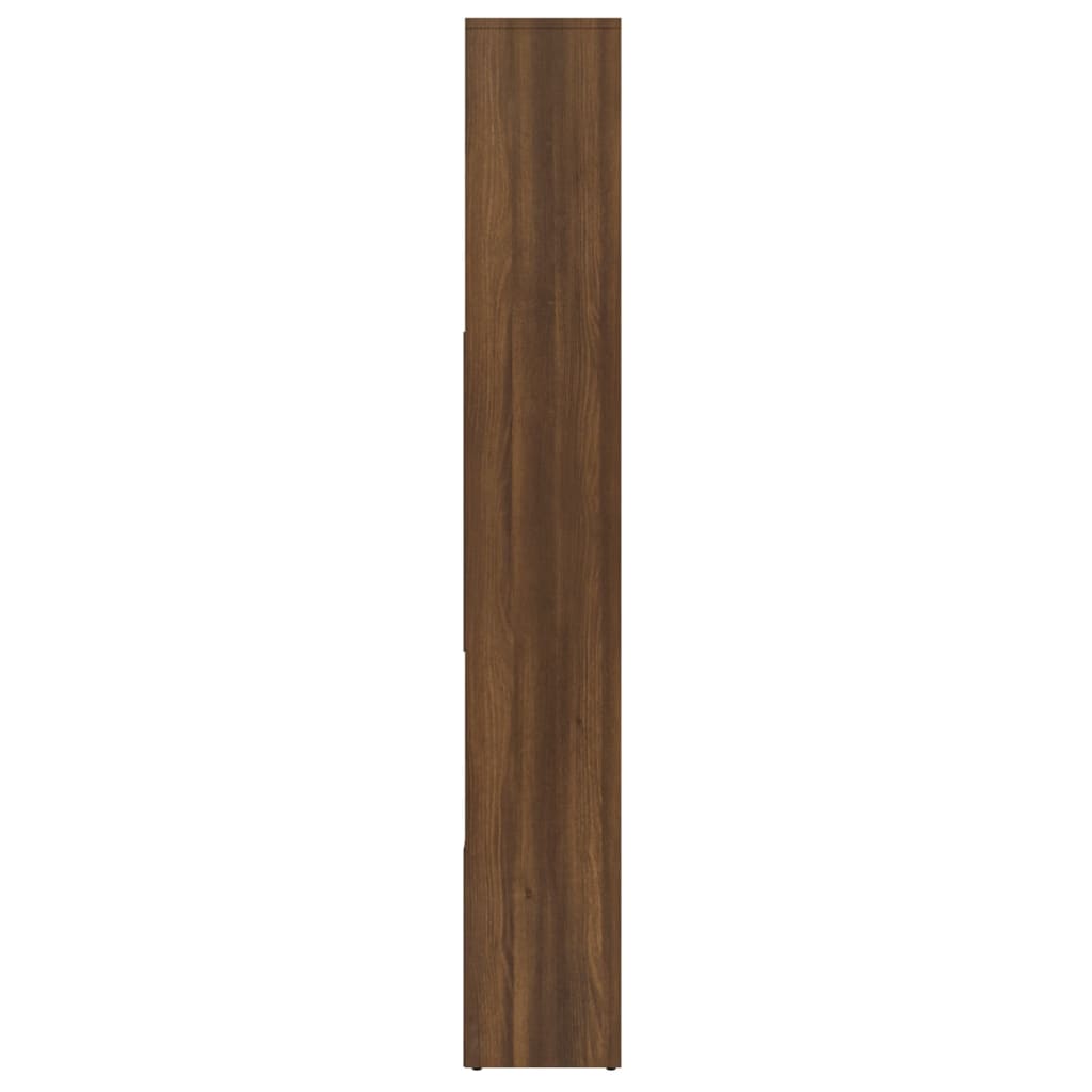 vidaXL Knjižna omara rjavi hrast 67x24x161 cm konstruiran les