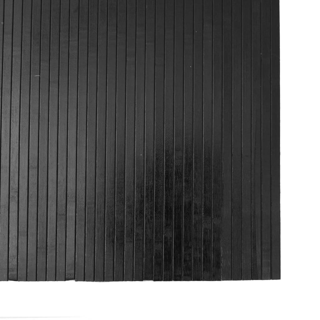 vidaXL Preproga pravokotna siva 80x300 cm bambus