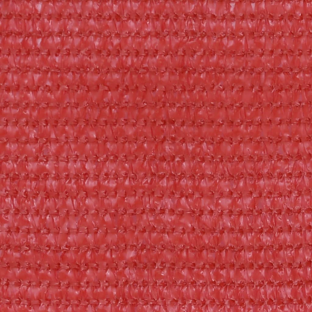 vidaXL Balkonsko platno rdeče 120x300 cm HDPE