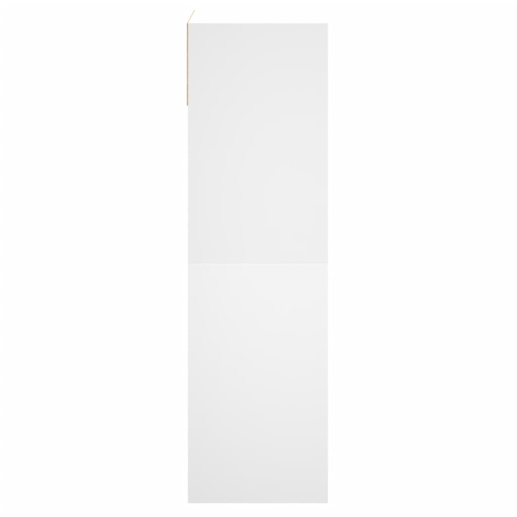 vidaXL Omarica za čevlje bela 60x34x116 cm inženirski les