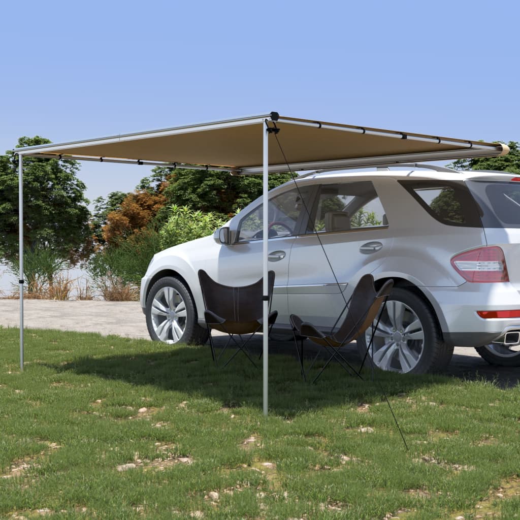 vidaXL Tenda za avtodom in počitniško prikolico 3x2,5x2,15 m bež