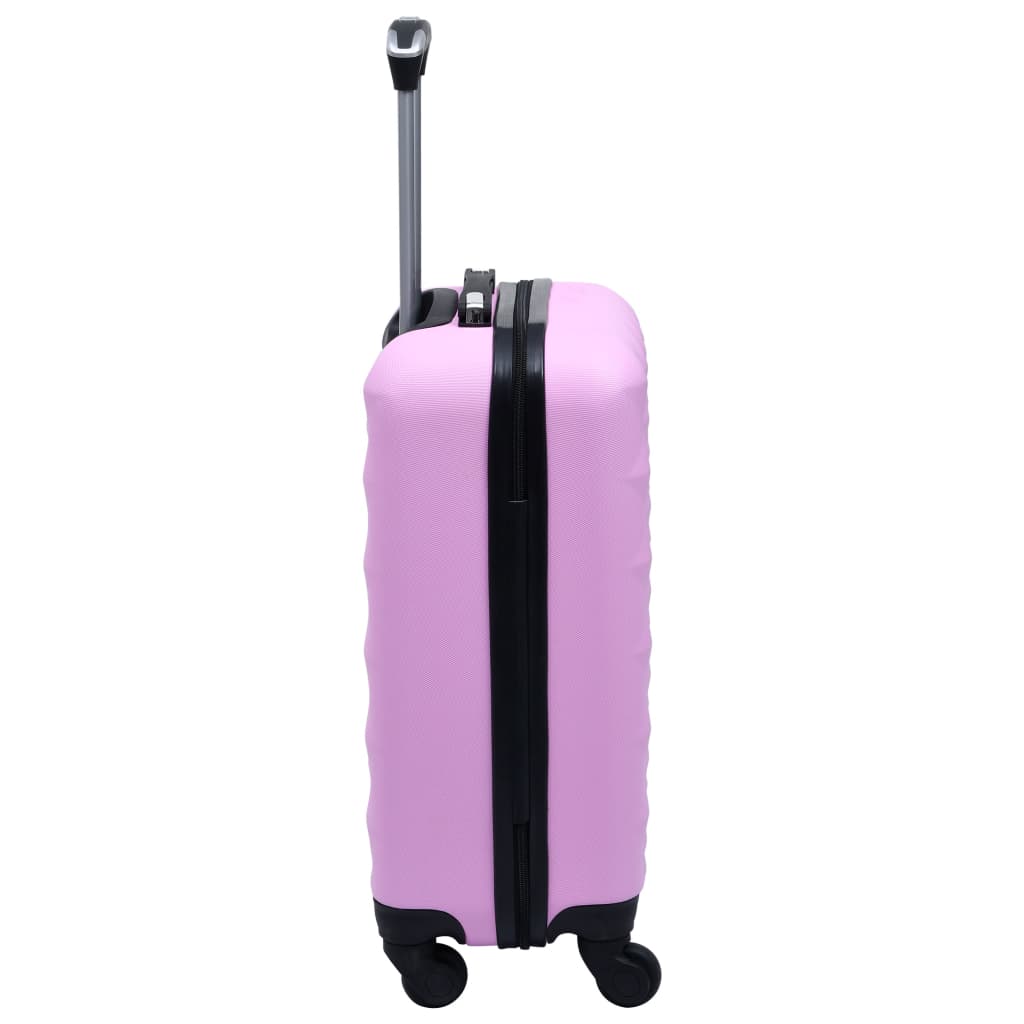 vidaXL Trdi potovalni kovčki 2 kosa roza ABS