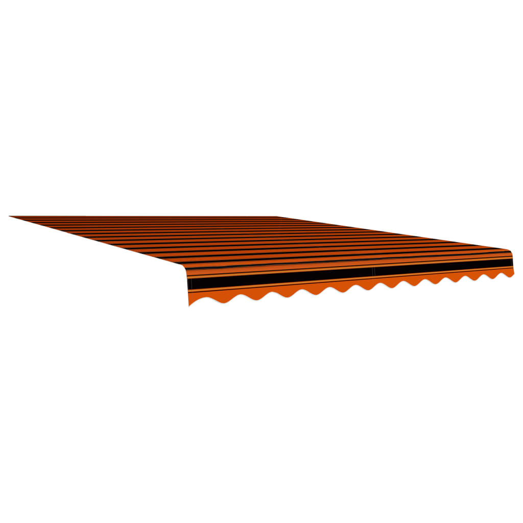 vidaXL Tenda iz platna oranžna in rjava 300x250 cm