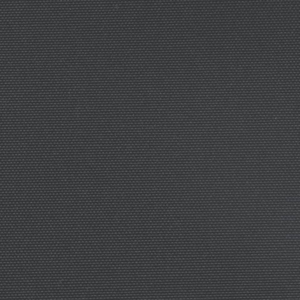 vidaXL Zložljiva stranska tenda črna 200x600 cm