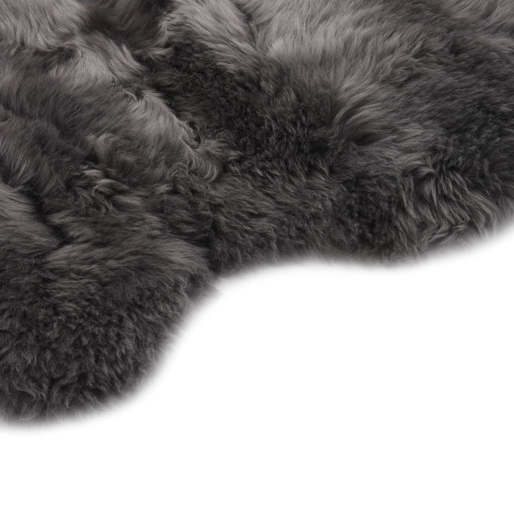 vidaXL Preproga iz ovčje kože 60x180 cm svetlo siva