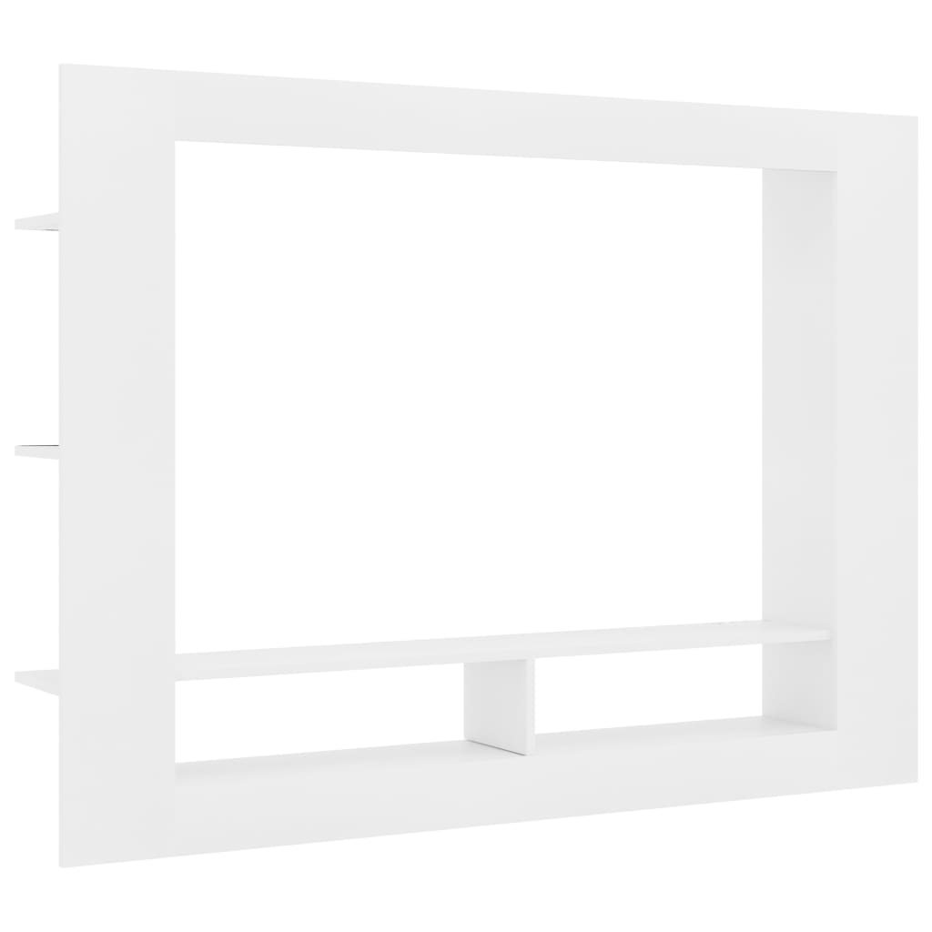 vidaXL TV omarica bela 152x22x113 cm iverna plošča