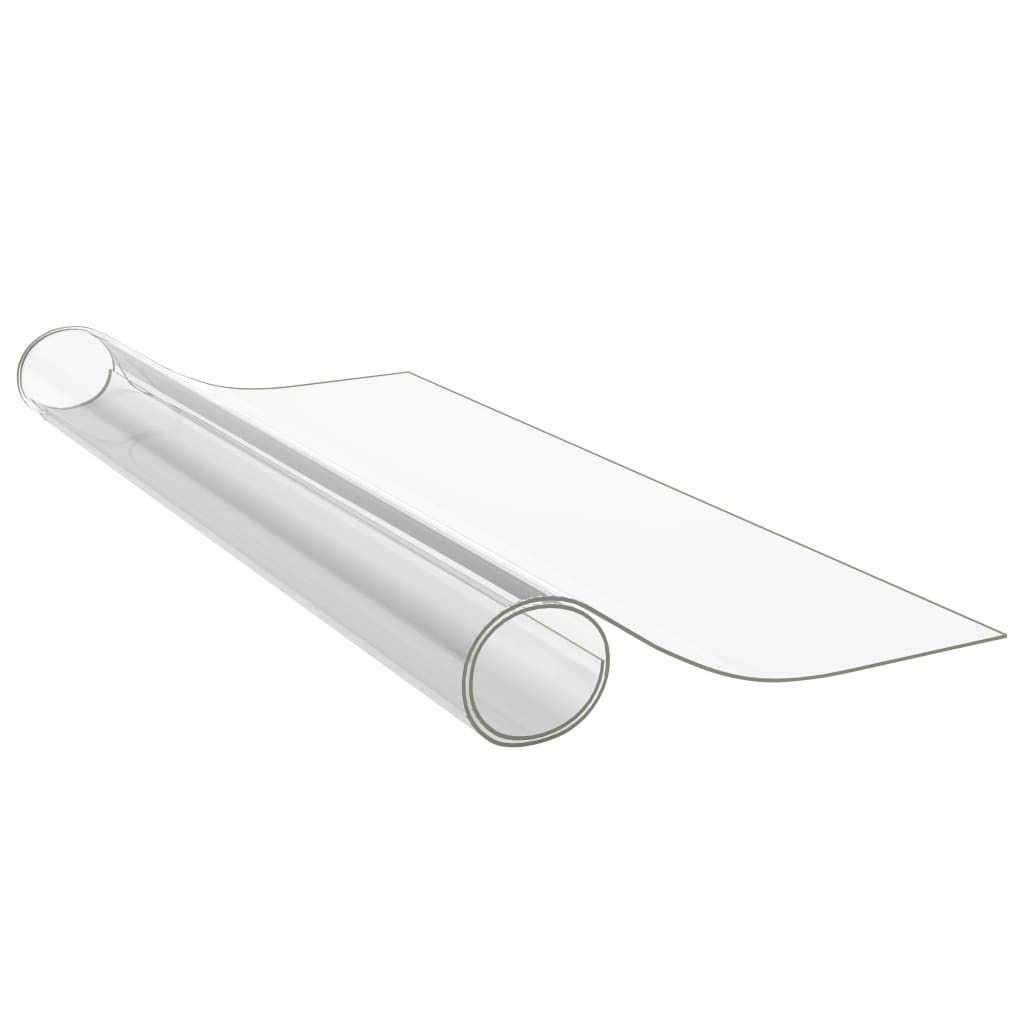 vidaXL Zaščita za mizo prozorna 80x80 cm 2 mm PVC